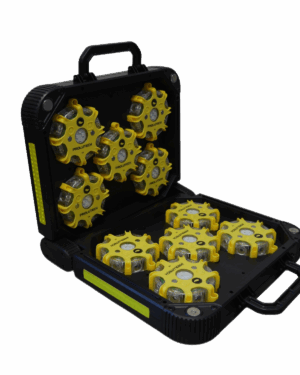Valise de 10  balises LED synchronisable