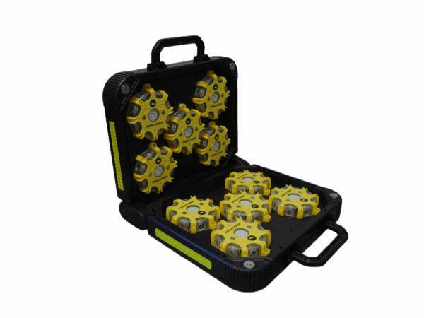Valise de 10  balises LED synchronisable